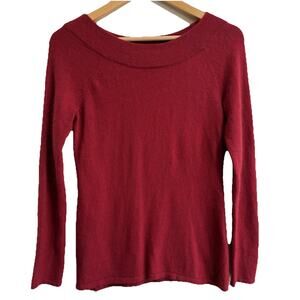 Marisa Christina Red Sweater Rabbit (Mohair Angora) Hair Wool Blend Size S VTG